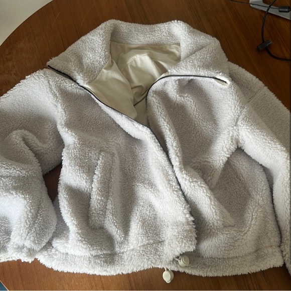 Lululemon fleece fuzzy jacket - Picture 2 of 2
